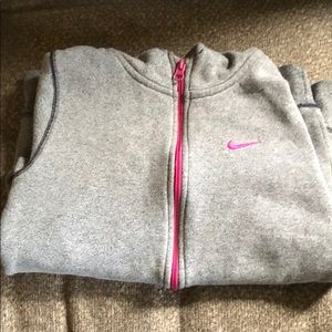 Girls zip up sweater